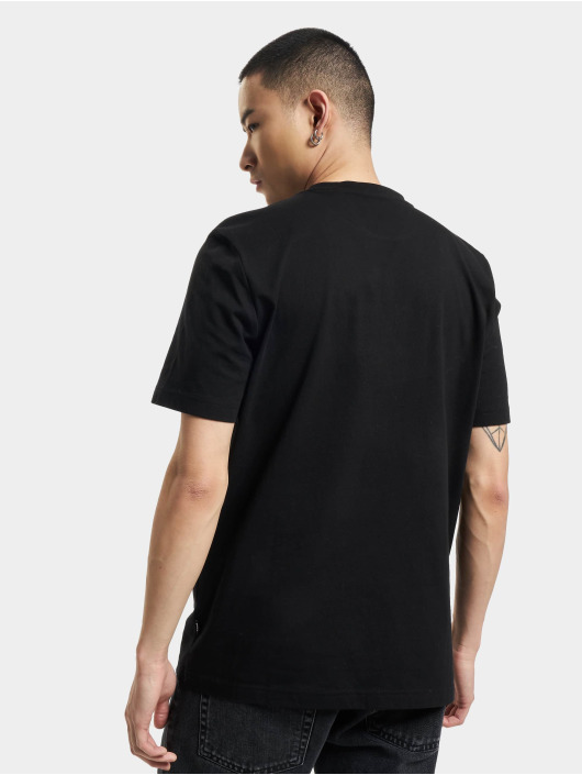 Hugo T-Shirt Tiburt 318 Logo Print schwarz