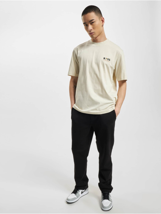 Hugo T-shirt Tegenerated Relaxed Fit Logo Artwork vit