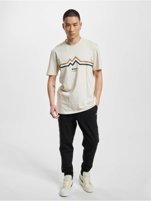 Hugo t-shirt Tessler 187 Slim Fit Logo Artwork wit