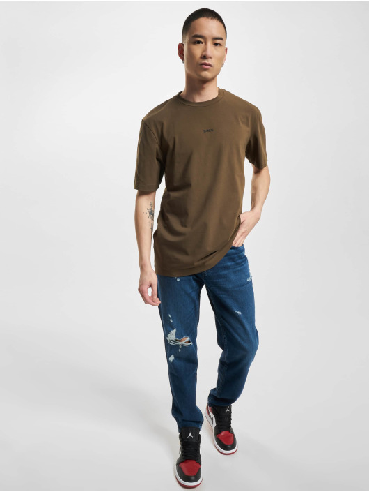 Hugo T-shirts T Chup Relaxed Fit Logo grøn