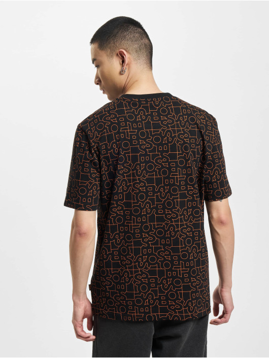 Hugo T-shirts Tecrinkle All Over Print sort