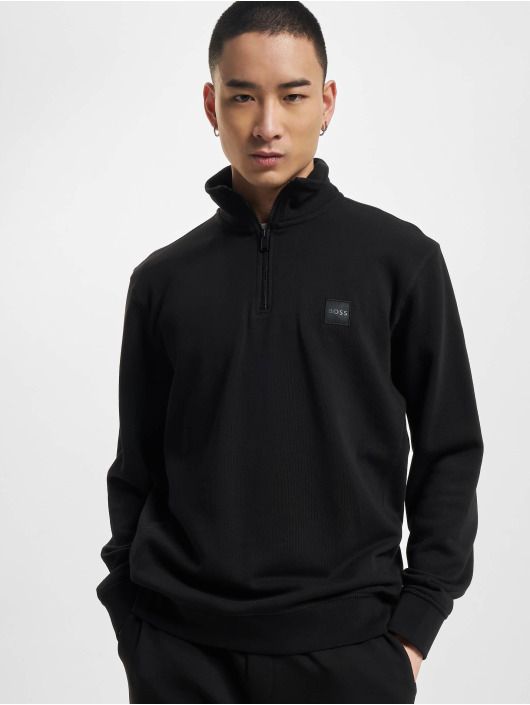Hugo trui Zetrust Zip Logo Patch zwart