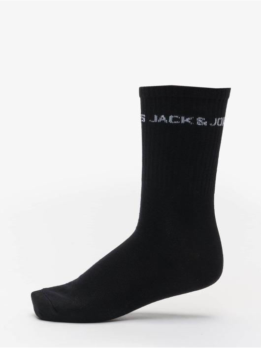 Jack & Jones Chaussettes jacBasic Logo 5 Pack Tennis noir