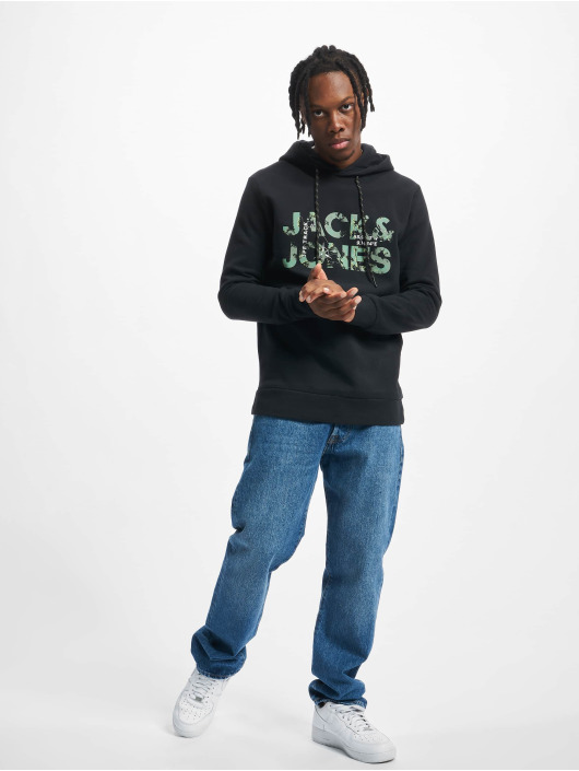 Jack & Jones Hoodie Tech Logo black