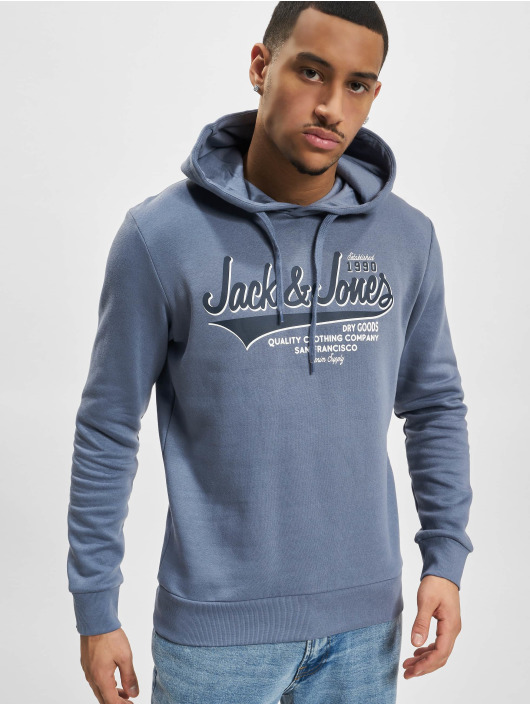 Jack & Jones Hoodie Logo blue