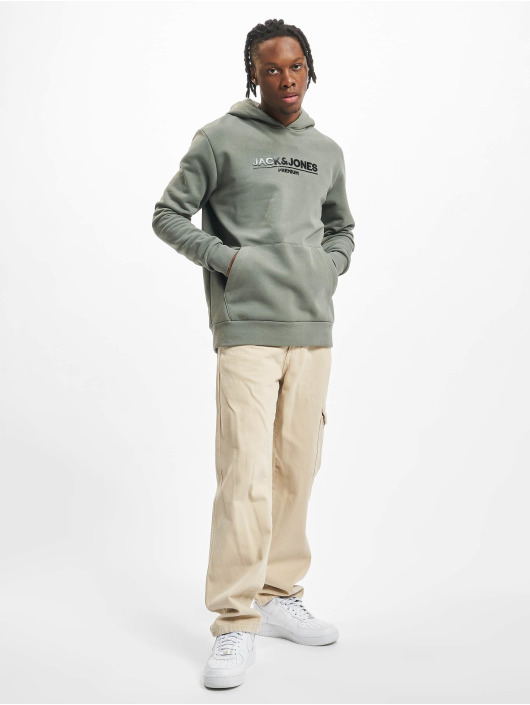 Jack & Jones Hoodie Blajadon Branding green