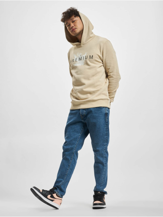 Jack & Jones Hoodies Splash Print beige