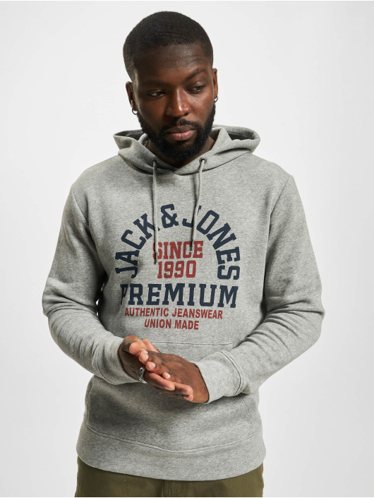 Jack & Jones Hoodies Booster grå