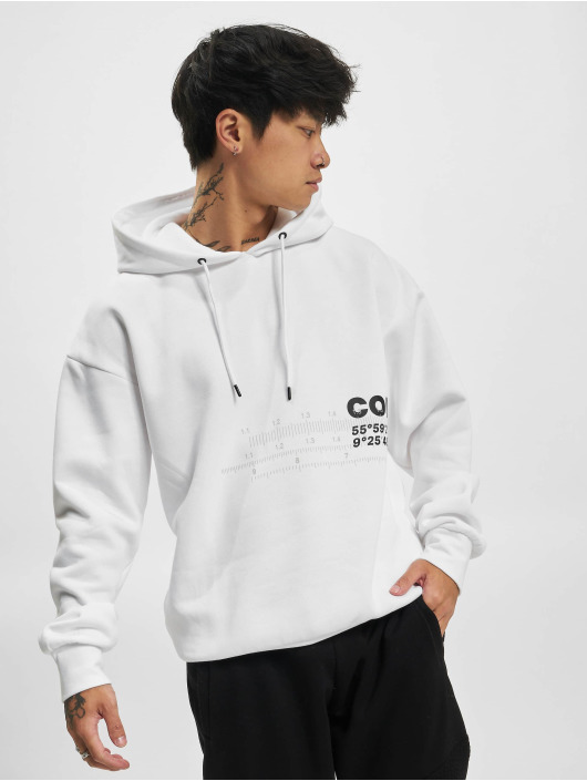 Jack & Jones Hoodies Mapping Text hvid