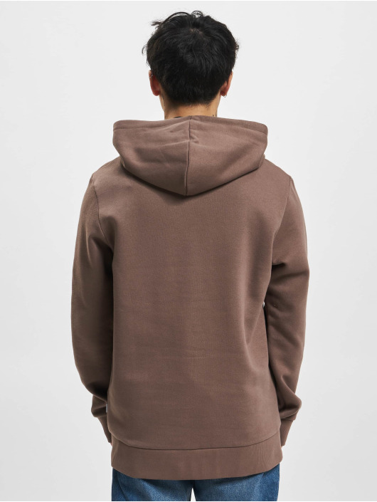 Jack & Jones Hoody Crop Logo bruin