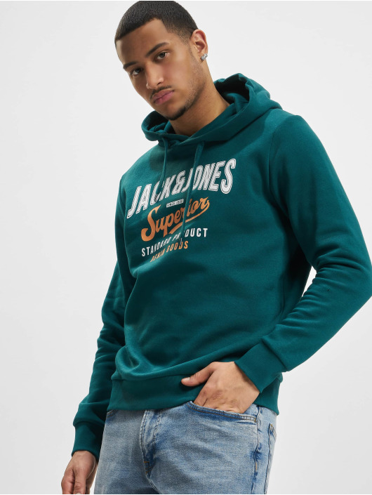 Jack & Jones Hoody Logo groen