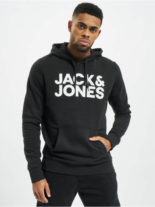Jack & Jones Hoody jjeCorp Logo Noos schwarz