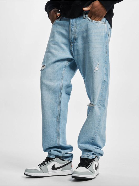 Jack & Jones Herren Loose Fit Jeans Chris Original Loose Fit in blau