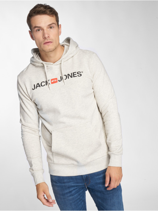 Jack & Jones Mikiny jjeCorp Logo biela