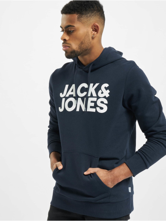 Jack & Jones Mikiny jjeCorp Logo Noos modrá