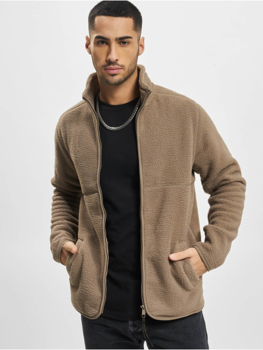 Jack & Jones Overgangsjakker Blubaker Fleece brun