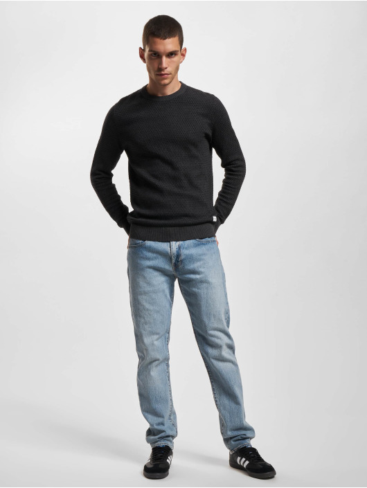 Jack & Jones Puserot Atlas Knit Crew Neck harmaa