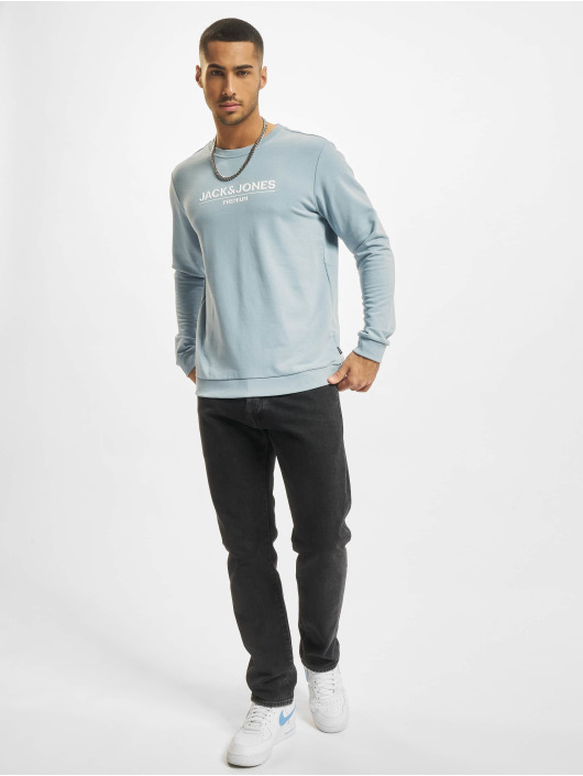 Jack & Jones Puserot Branding Crew Neck sininen
