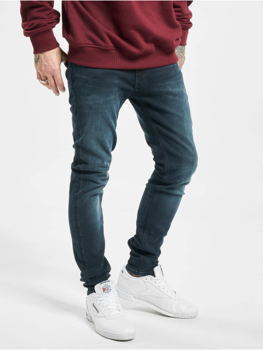 Jack & Jones Herren Skinny Jeans jjiLiam Jjoriginal Agi 004 in blau
