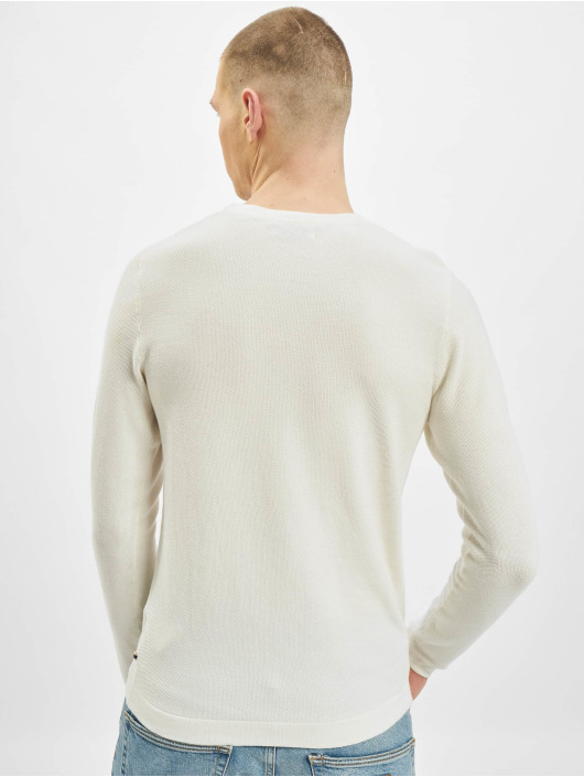 Jack & Jones Sweat & Pull jjeRob Knit blanc