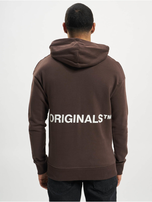 Jack & Jones Sweat capuche Clean brun