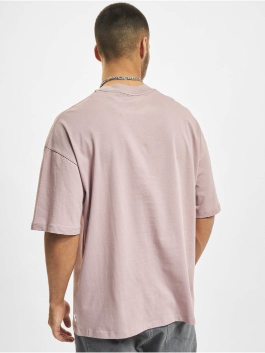 Jack & Jones T-paidat Hue Crew Neck purpuranpunainen