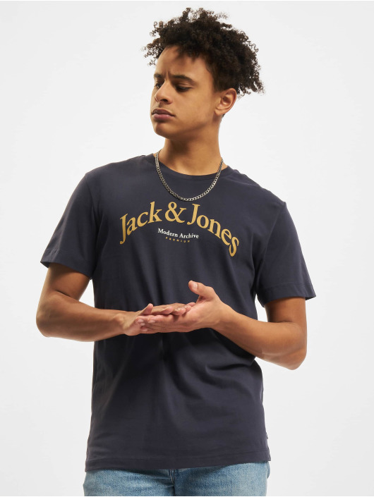 Jack & Jones T-paidat Jim Pima Print sininen