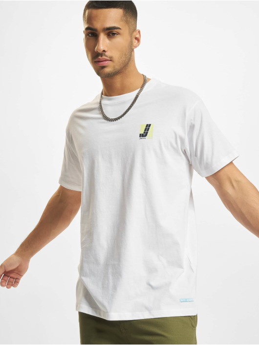 Jack & Jones T-paidat Court Crew Neck valkoinen