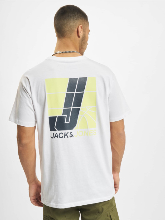 Jack & Jones T-Shirt Court Crew Neck blanc