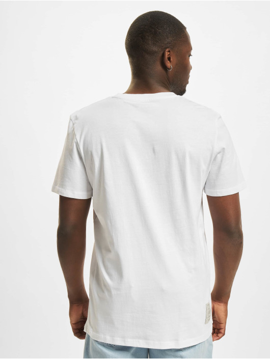 Jack & Jones T-Shirt Splits Crew Neck blanc
