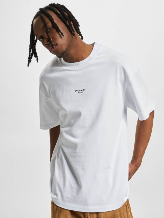 Jack & Jones T-Shirt Blakam Branding Crew Neck blanc