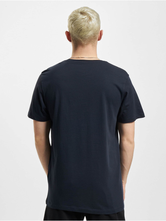 Jack & Jones T-Shirt Tresor Crew Neck blau