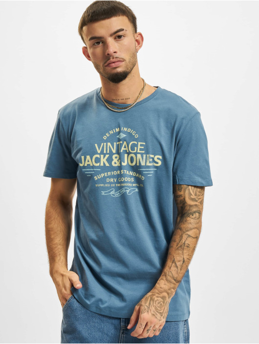 Jack & Jones t-shirt Blubooster Crew Neck blauw
