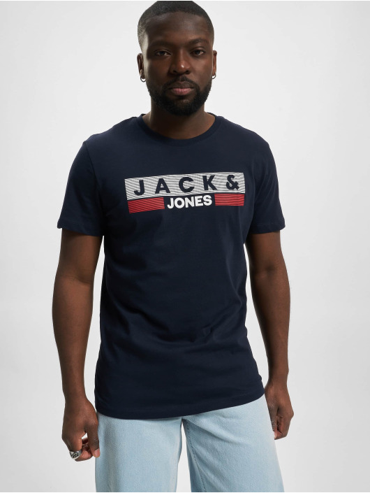 Jack & Jones t-shirt Corp Logo blauw