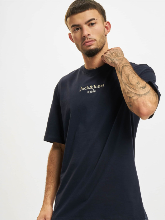 Jack & Jones T-Shirt Firefly Branding Crew Neck bleu
