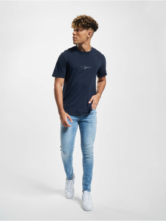 Jack & Jones T-Shirt Joshua Crew Neck bleu