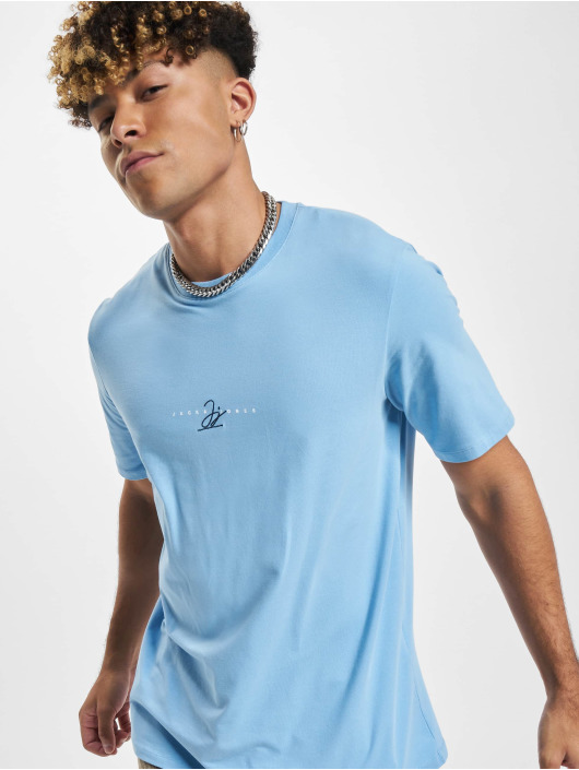 Jack & Jones T-Shirt Joshua Crew Neck blue
