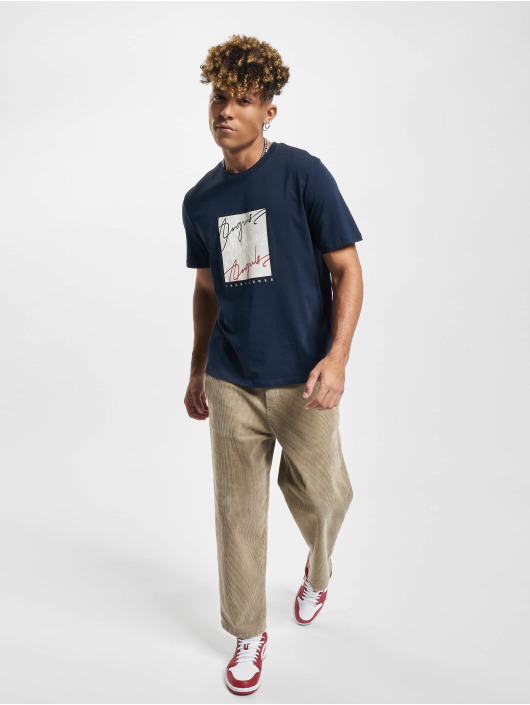Jack & Jones T-Shirt Joshua Crew Neck blue