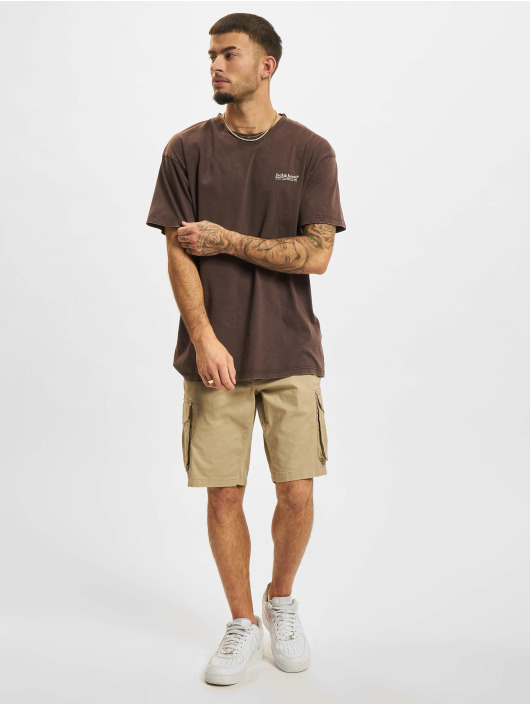 Jack & Jones T-Shirt Firefly Backphoto Crew Neck brun