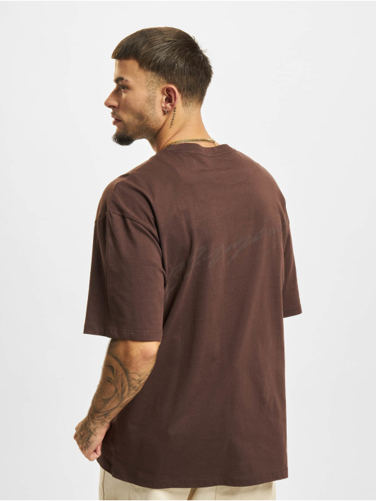 Jack & Jones T-Shirt End Script Crew Neck brun