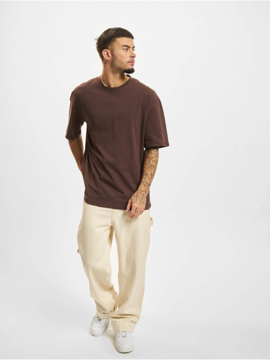 Jack & Jones T-Shirt End Script Crew Neck brun