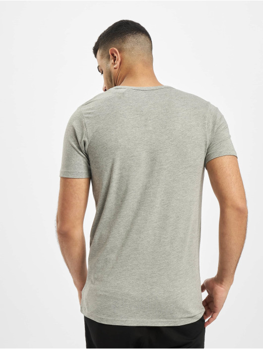 Jack & Jones T-Shirt Core Basic V-Neck grau
