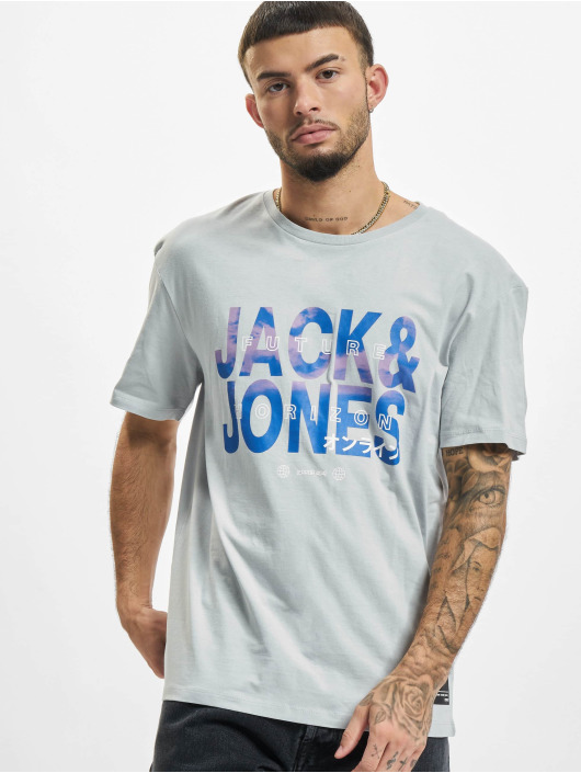Jack & Jones T-Shirt Future Crew Neck gris