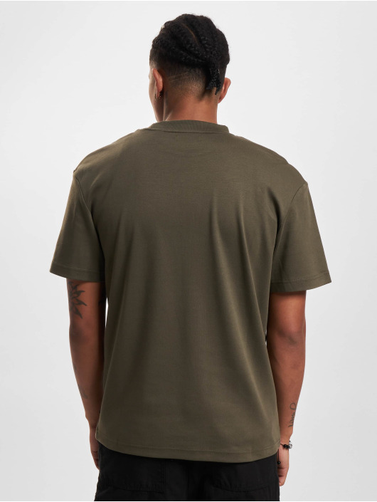 Jack & Jones t-shirt Sanchez Branding Crew Neck olijfgroen