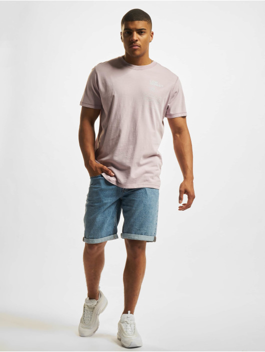 Jack & Jones T-Shirt Ozone Crew Neck pourpre