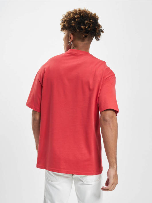 Jack & Jones T-Shirt Vibe Heavy Crew Neck red