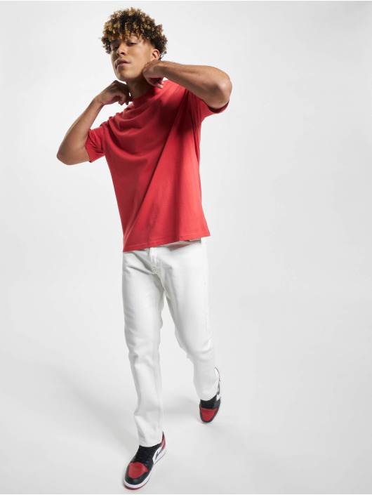 Jack & Jones T-Shirt Vibe Heavy Crew Neck red
