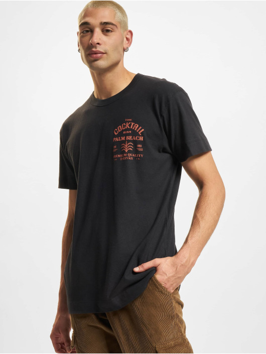 Jack & Jones Herren T-Shirt Palms Crew Neck in schwarz