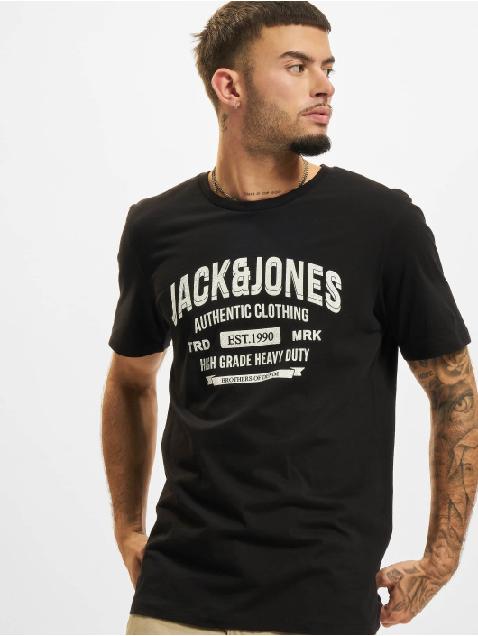 Jack & Jones T-Shirt Jeans schwarz
