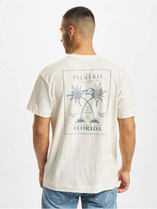 Jack & Jones T-shirt Palms Crew Neck vit